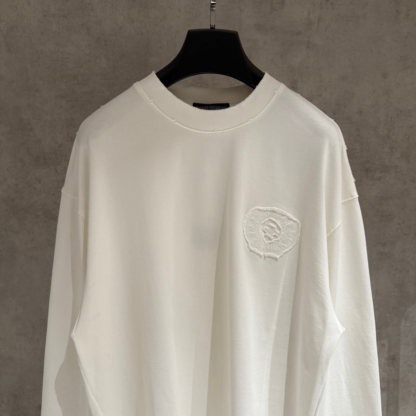 Chrome Hearts Long Sleeve Sweatshirt -White