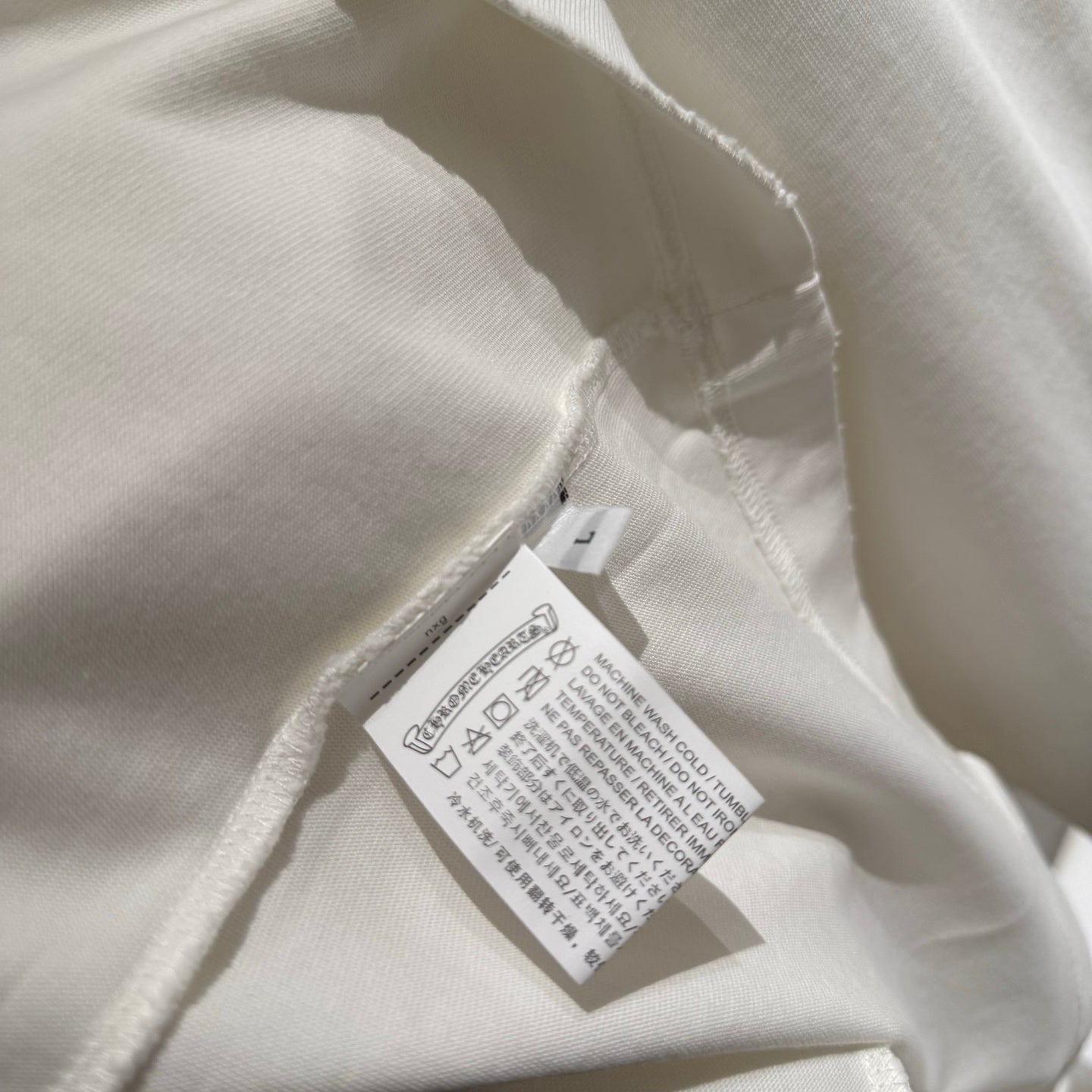 Chrome Hearts Long Sleeve Sweatshirt -White