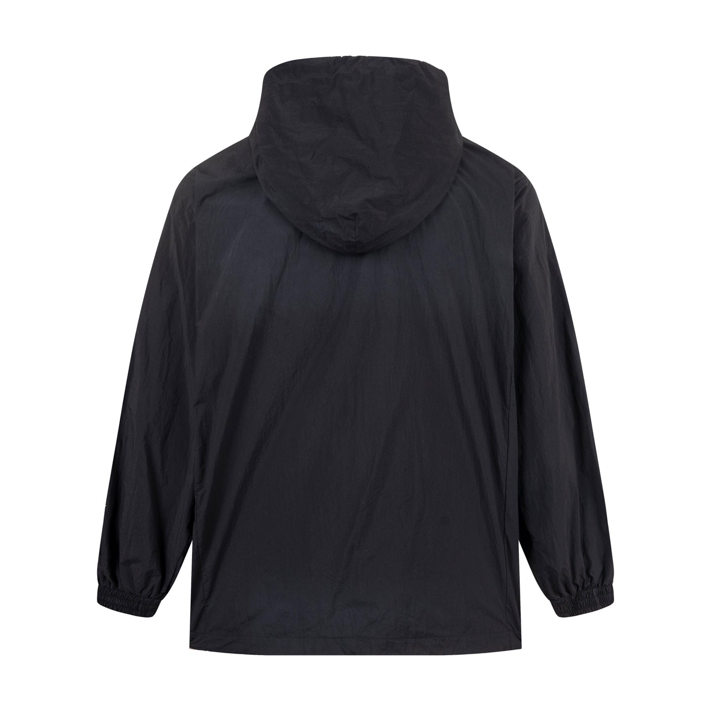 Balenciaga Black Hooded Sports Jacket Lightweight Windbreaker
