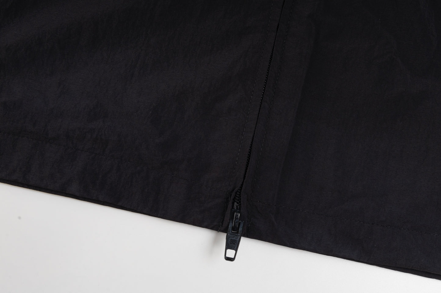 Balenciaga Black Hooded Sports Jacket Lightweight Windbreaker