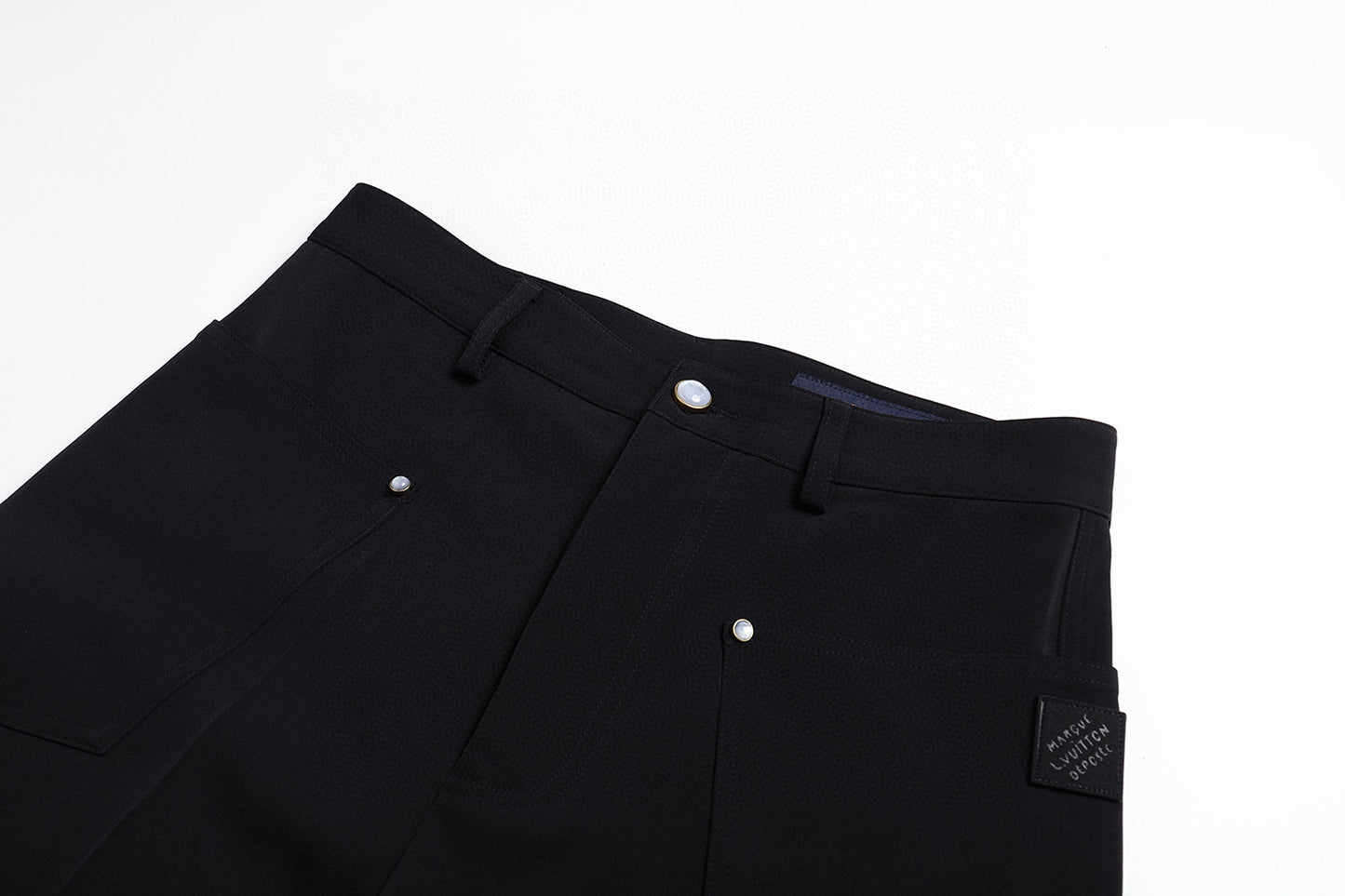 Louis Vuitton Black Utility Tailored Pants