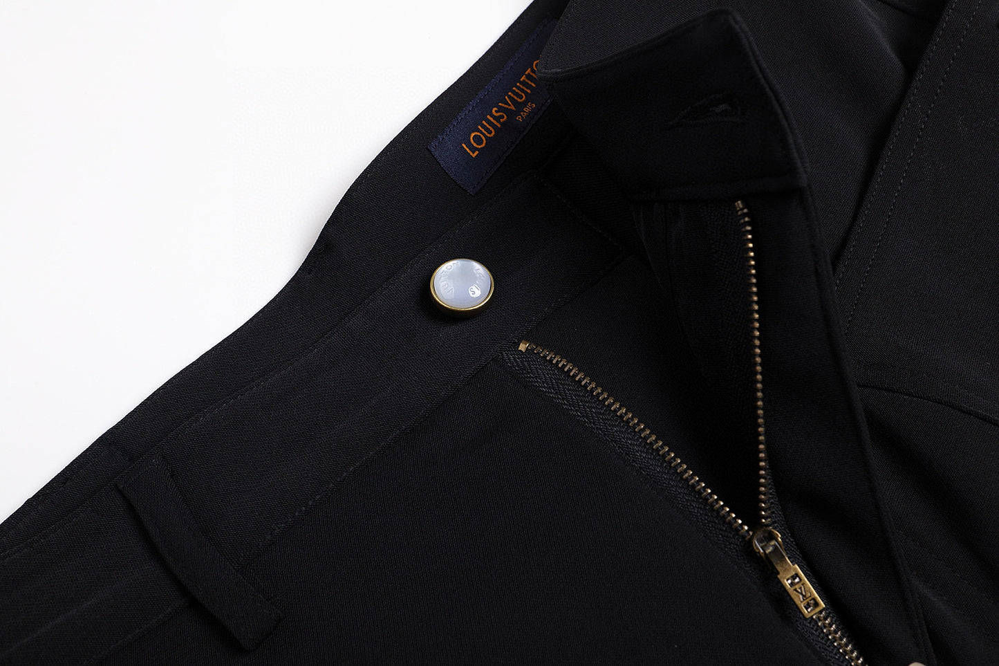 Louis Vuitton Black Utility Tailored Pants