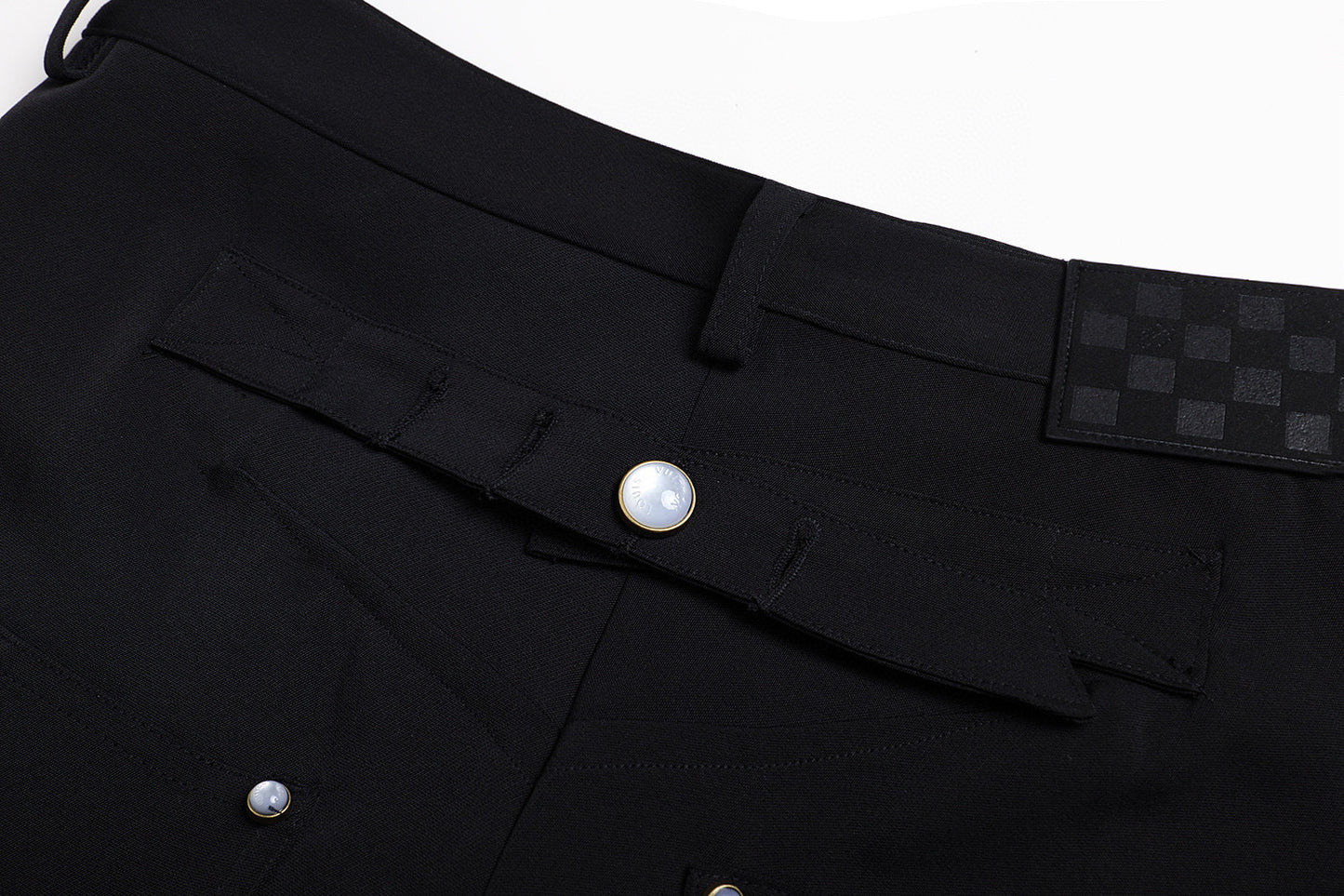 Louis Vuitton Black Utility Tailored Pants