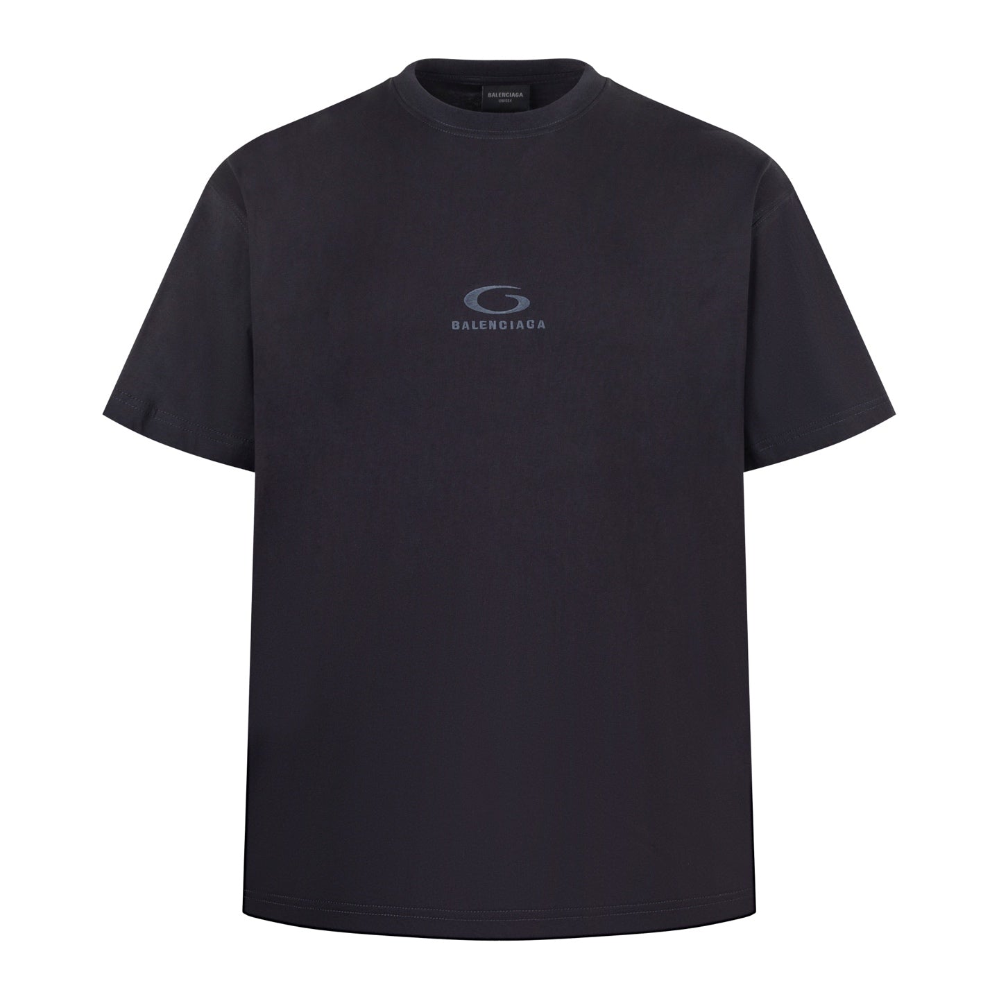 Balenciaga Circular Embroidery Cotton T-Shirt