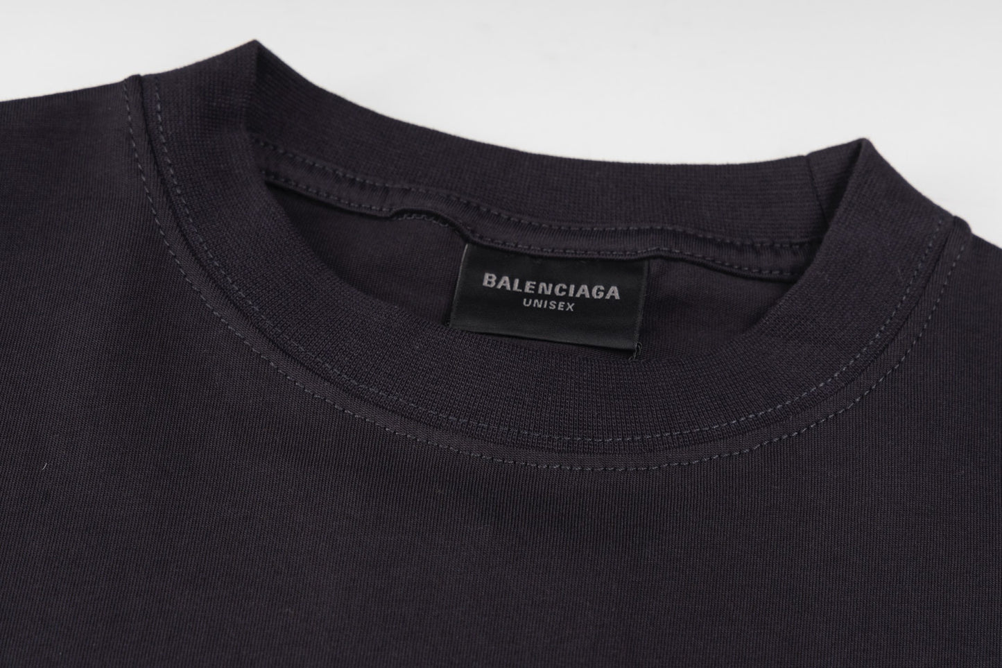 Balenciaga Circular Embroidery Cotton T-Shirt