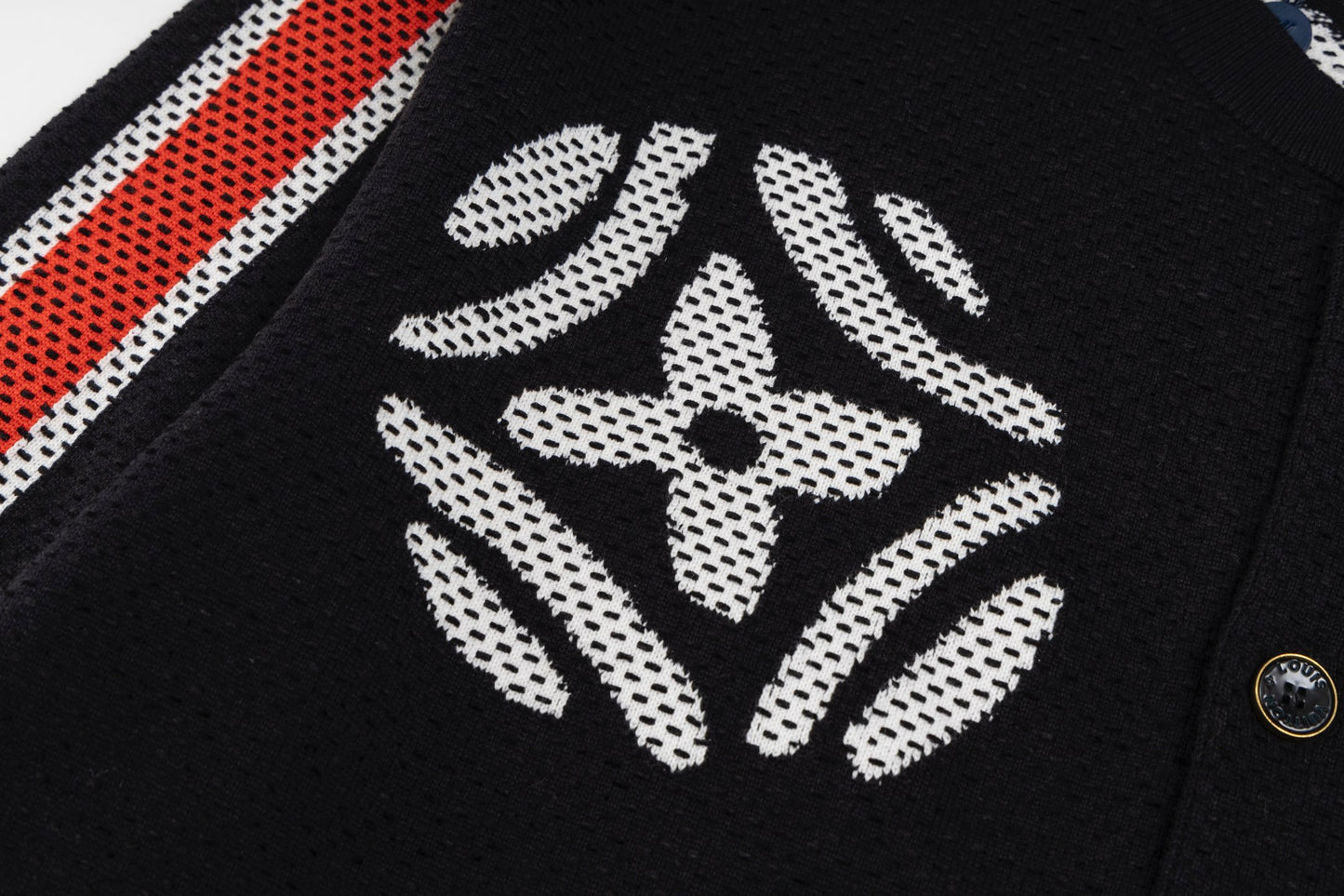 Louis Vuitton x Nigo Polka Dot Crewneck Knitted Jacket