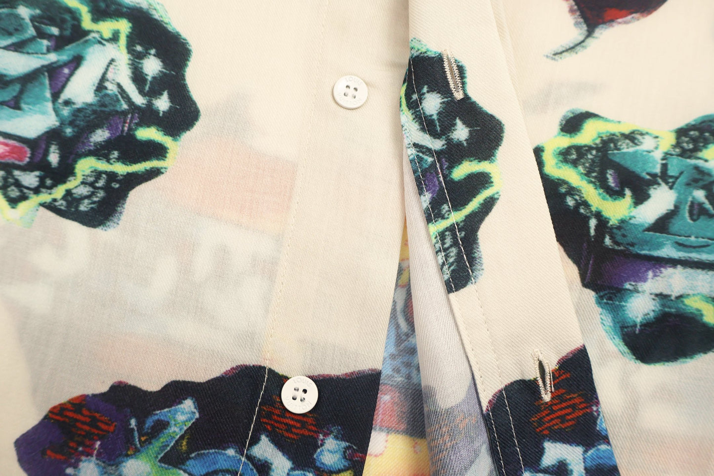 Louis Vuitton Graffiti Print Pajama Long Sleeve Shirt