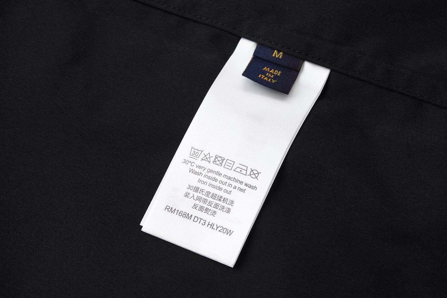 Louis Vuitton Beaded Pocket Logo Long Sleeve Shirt