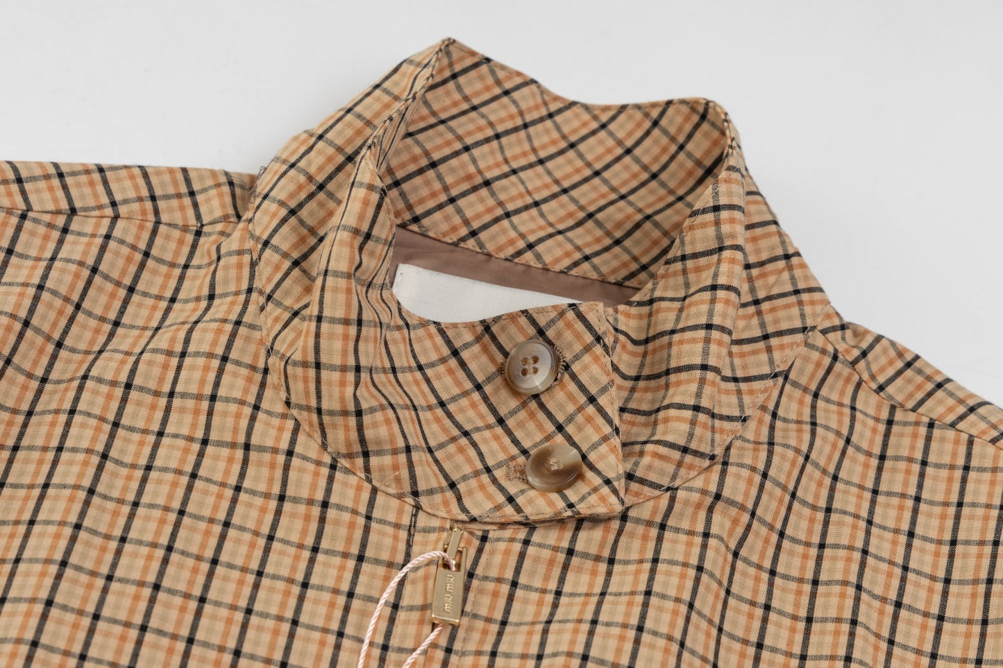 Miu Miu 24FW Checked Jacket