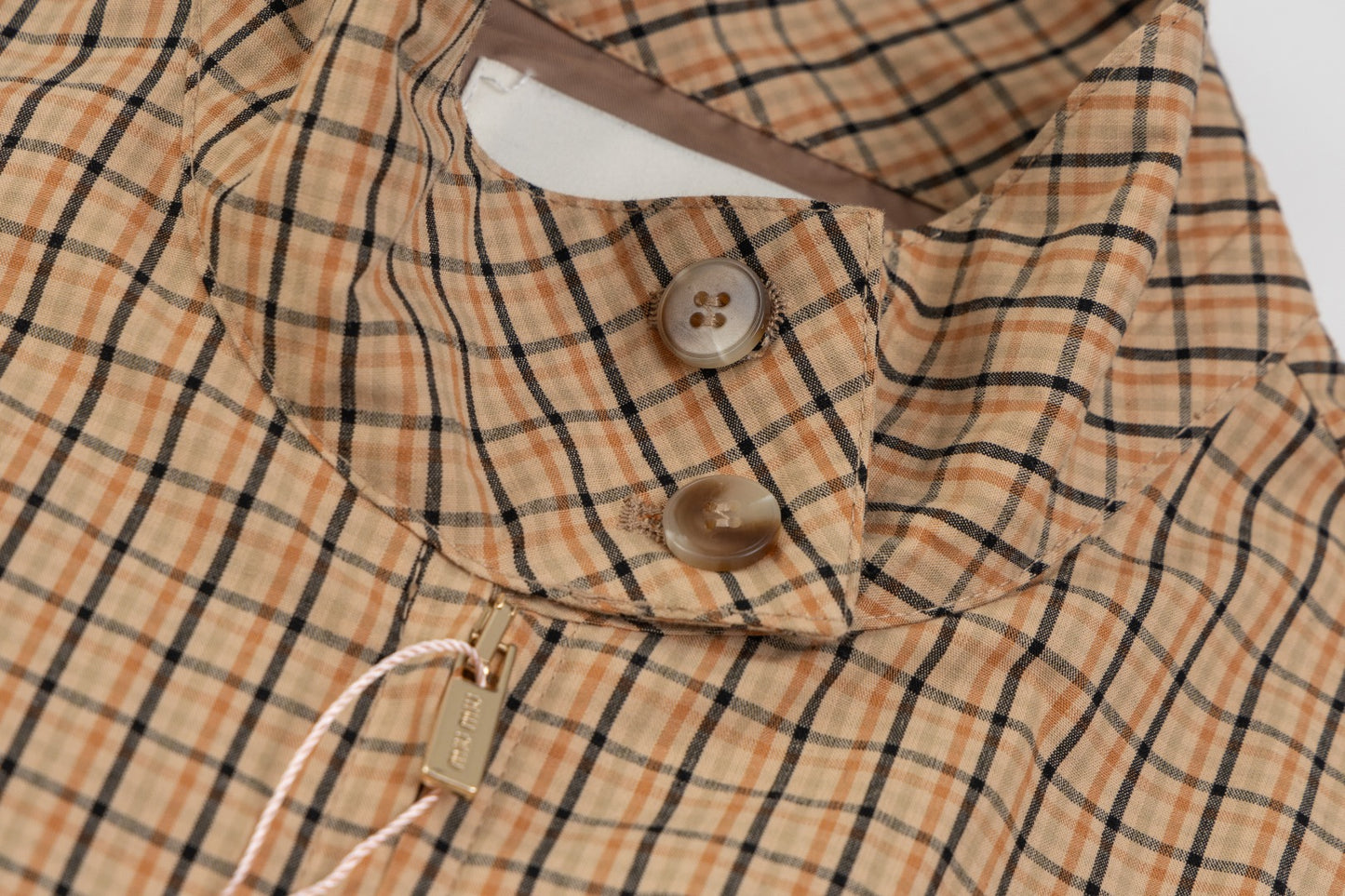 Miu Miu 24FW Checked Jacket
