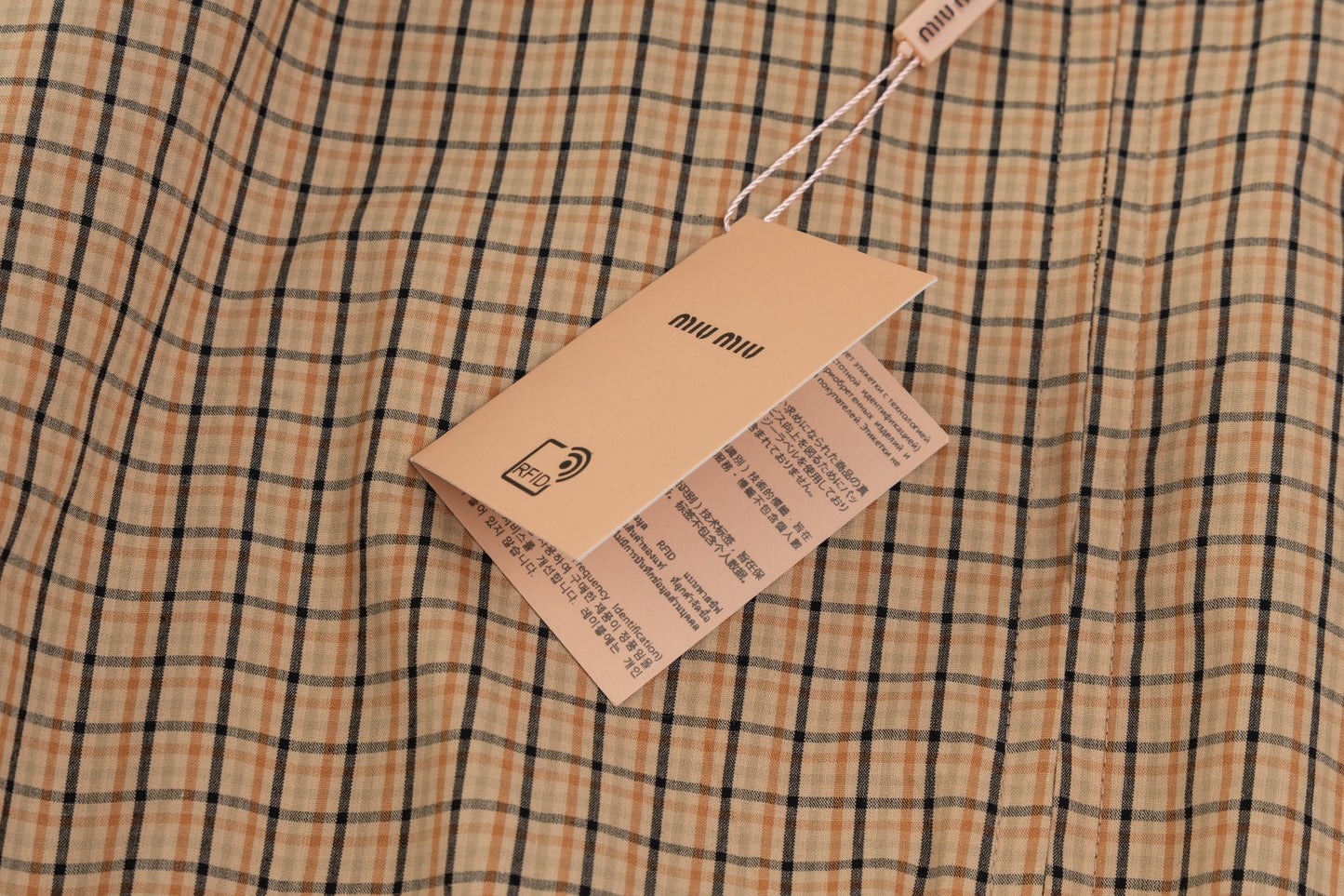 Miu Miu 24FW Checked Jacket
