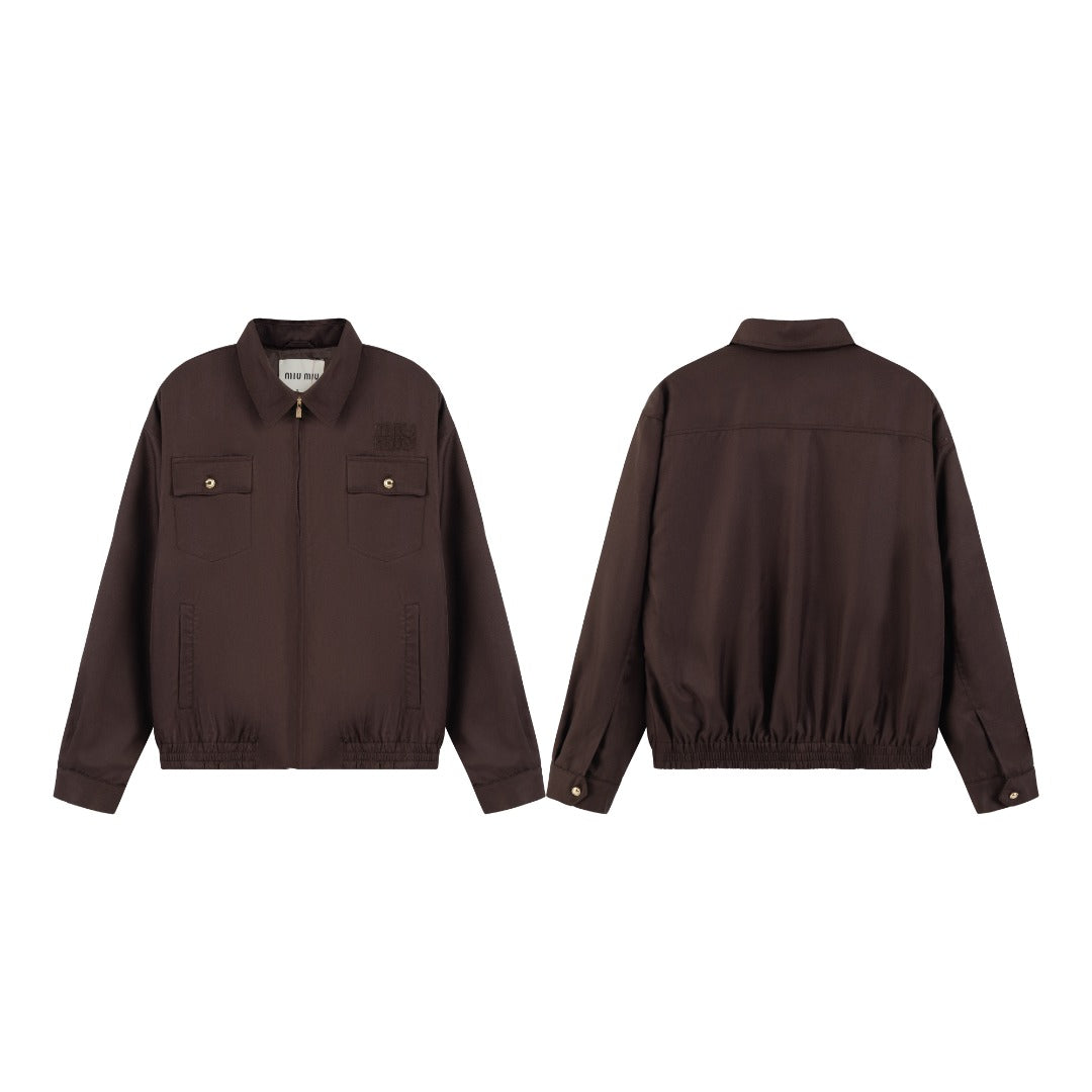 Miu Miu Cocoa Brown Jacket