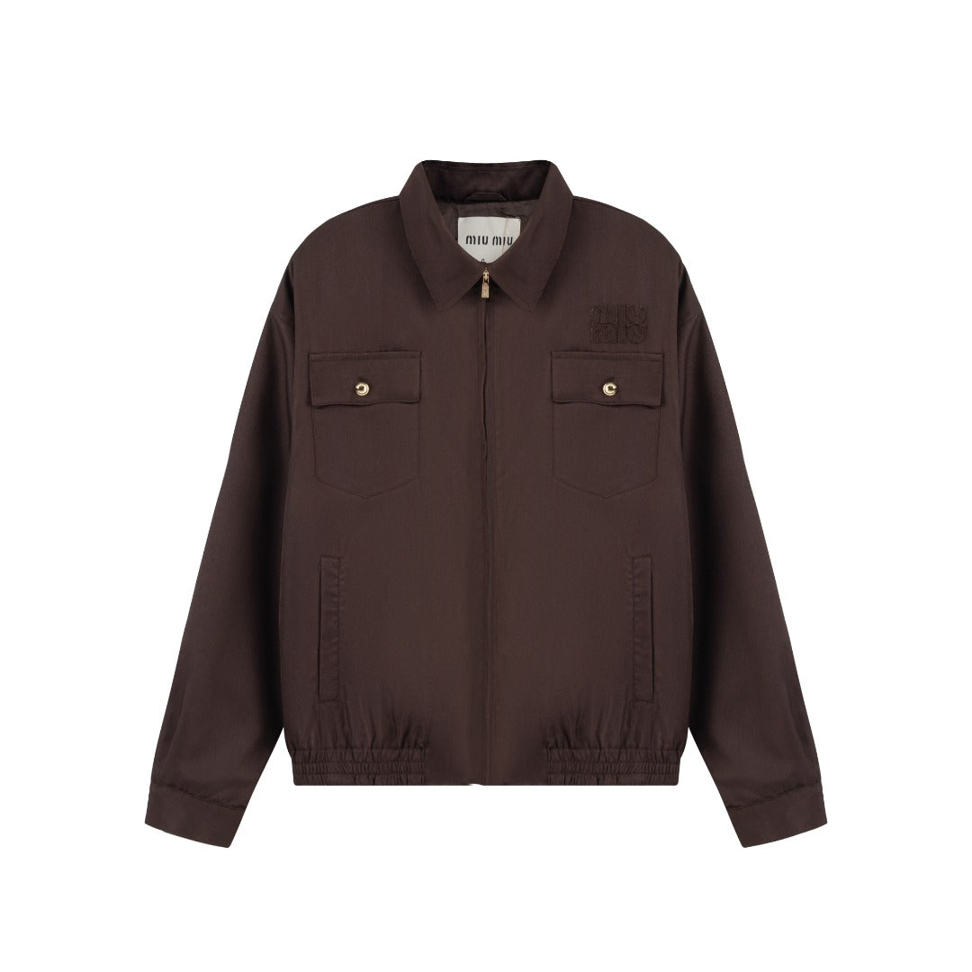 Miu Miu Cocoa Brown Jacket