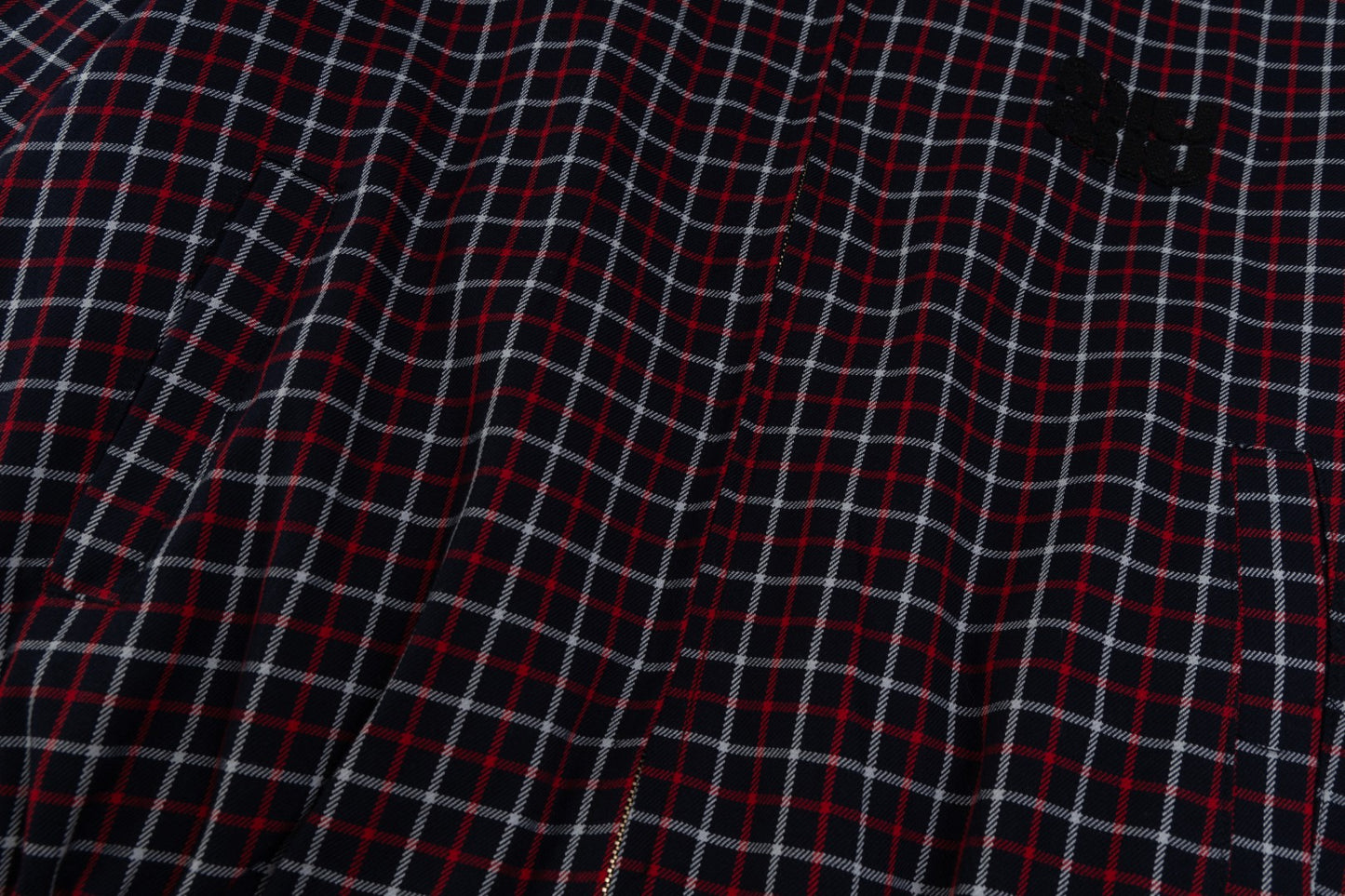 Miu Miu 24FW Red Plaid Wool Jacket