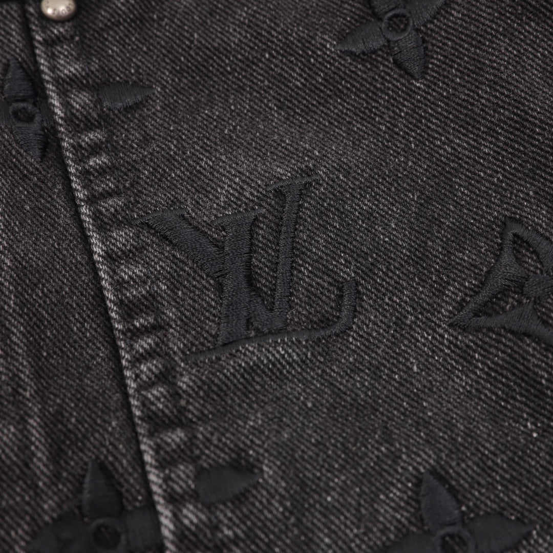 Louis Vuitton Gradient Embroidered Denim Jacket