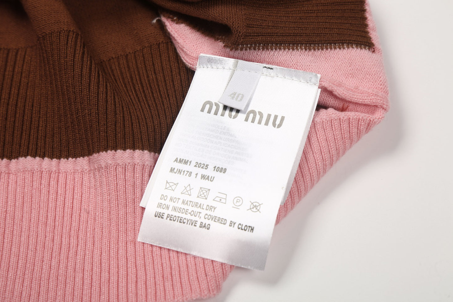 Miu Miu 25SS Polo Layered Knit Sweater Vest
