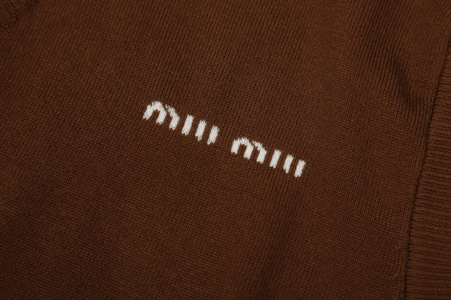 Miu Miu 25SS Polo Layered Knit Sweater Vest