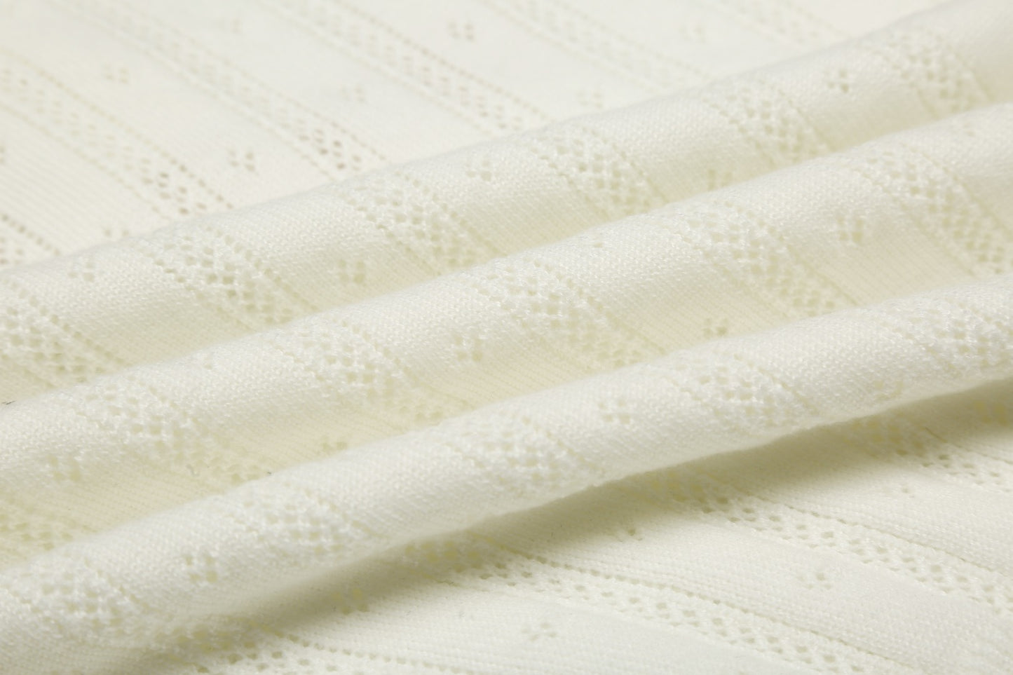 Miu Miu 2025SS White Knit Polo Shirt