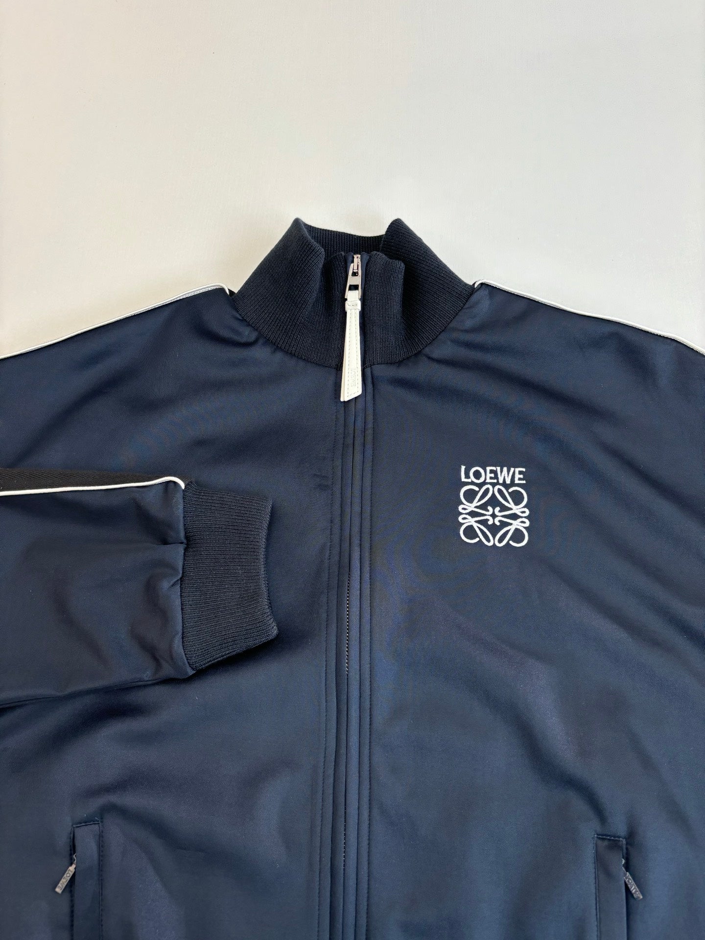 Loewe Logo Embroidered Blue Tracksuit - Jacket & Pants Set - Unisex