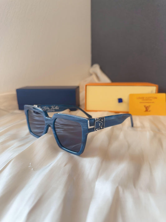 Louis Vuitton Z2179E Pont Neuf Blue Marble Sunglasses