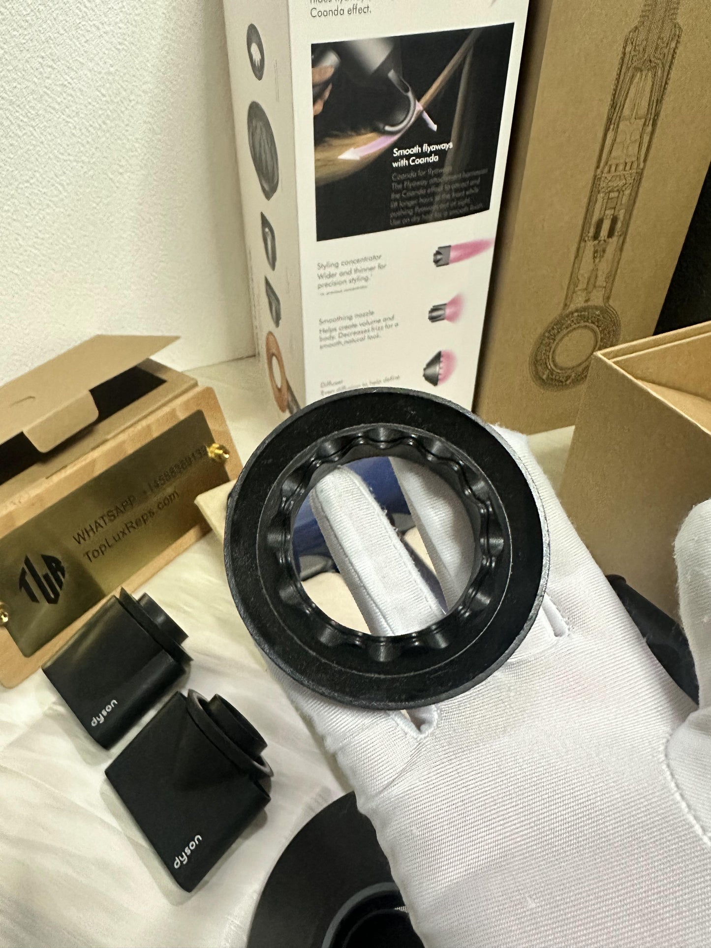 Dyson supersonic hair dryer - limited edition metallic finish