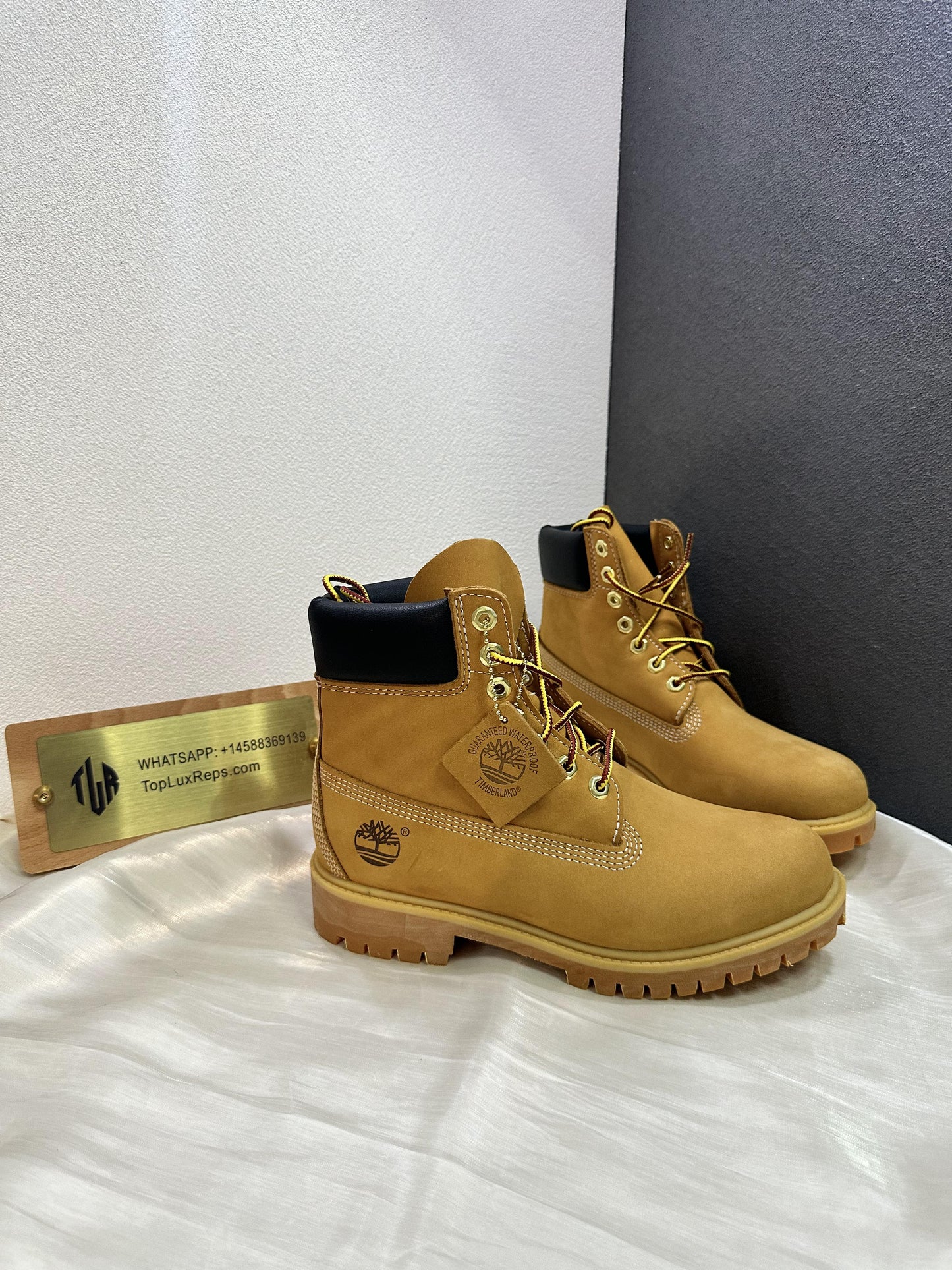 Timberland 6 inch nubuck wheat yellow boots