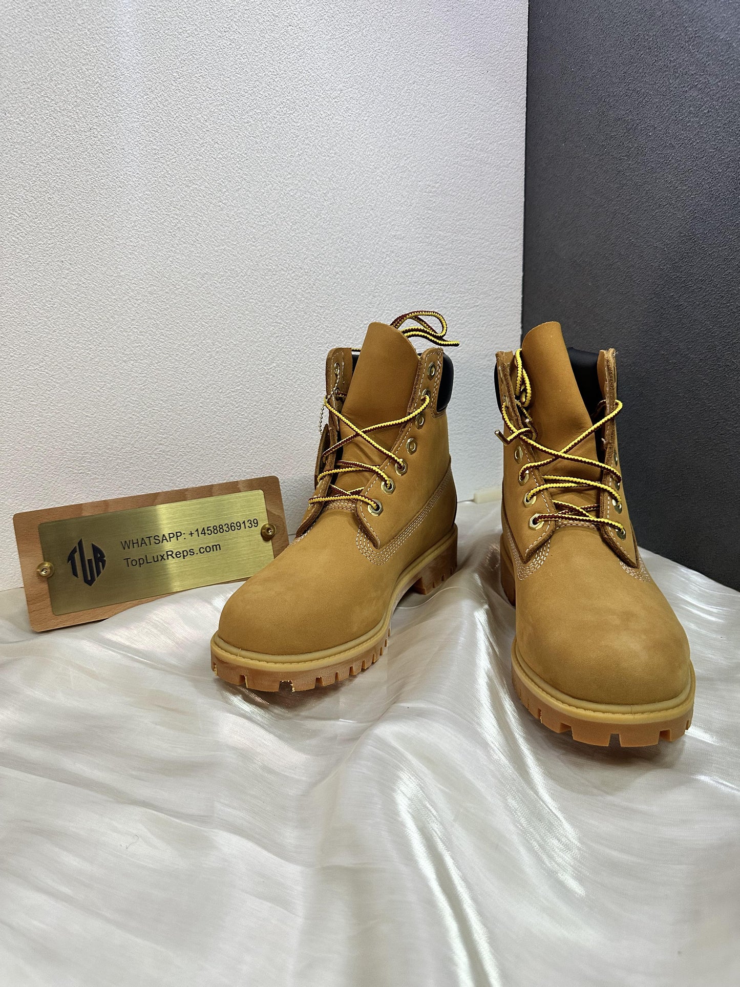Timberland 6 inch nubuck wheat yellow boots