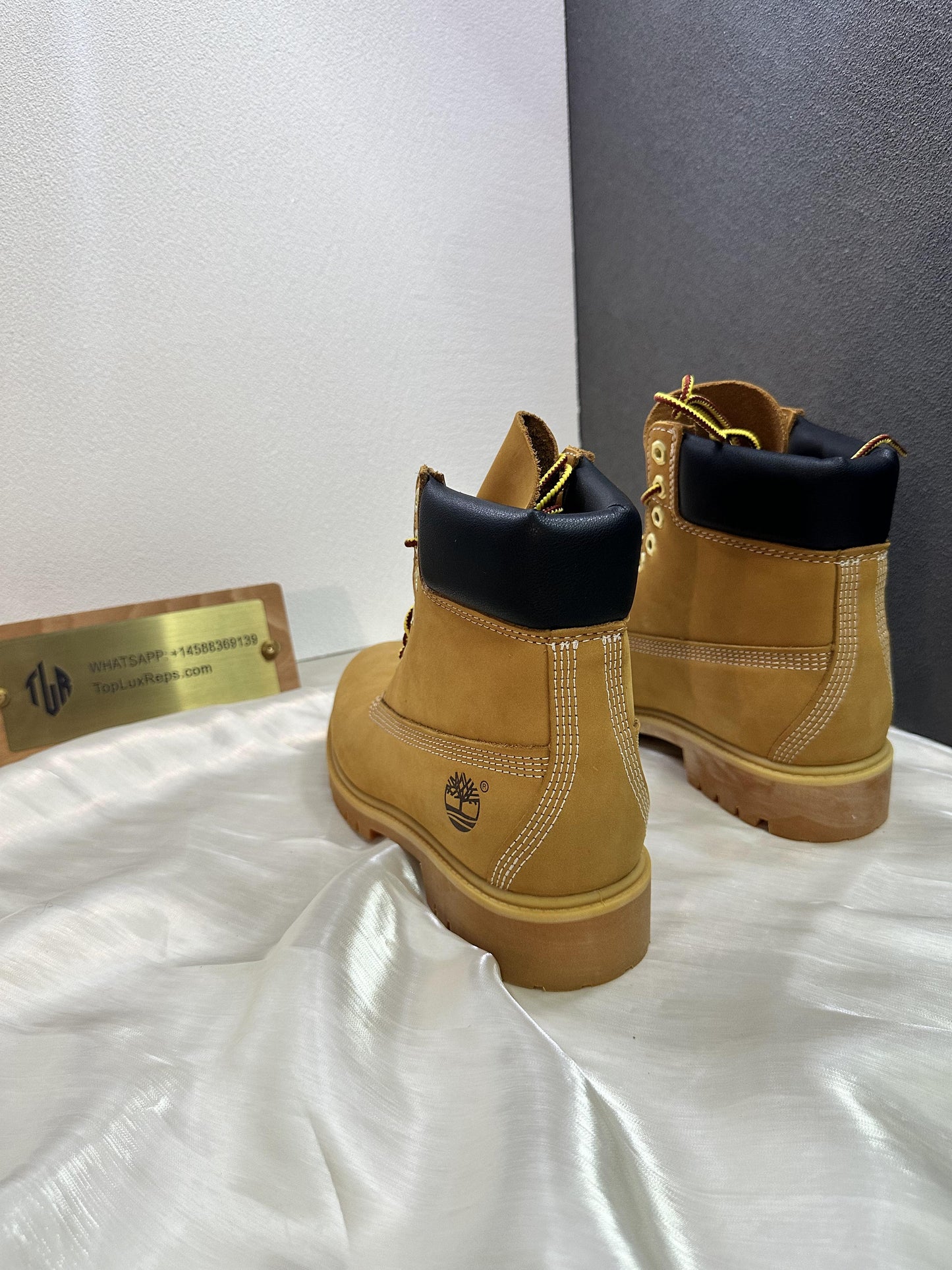 Timberland 6 inch nubuck wheat yellow boots