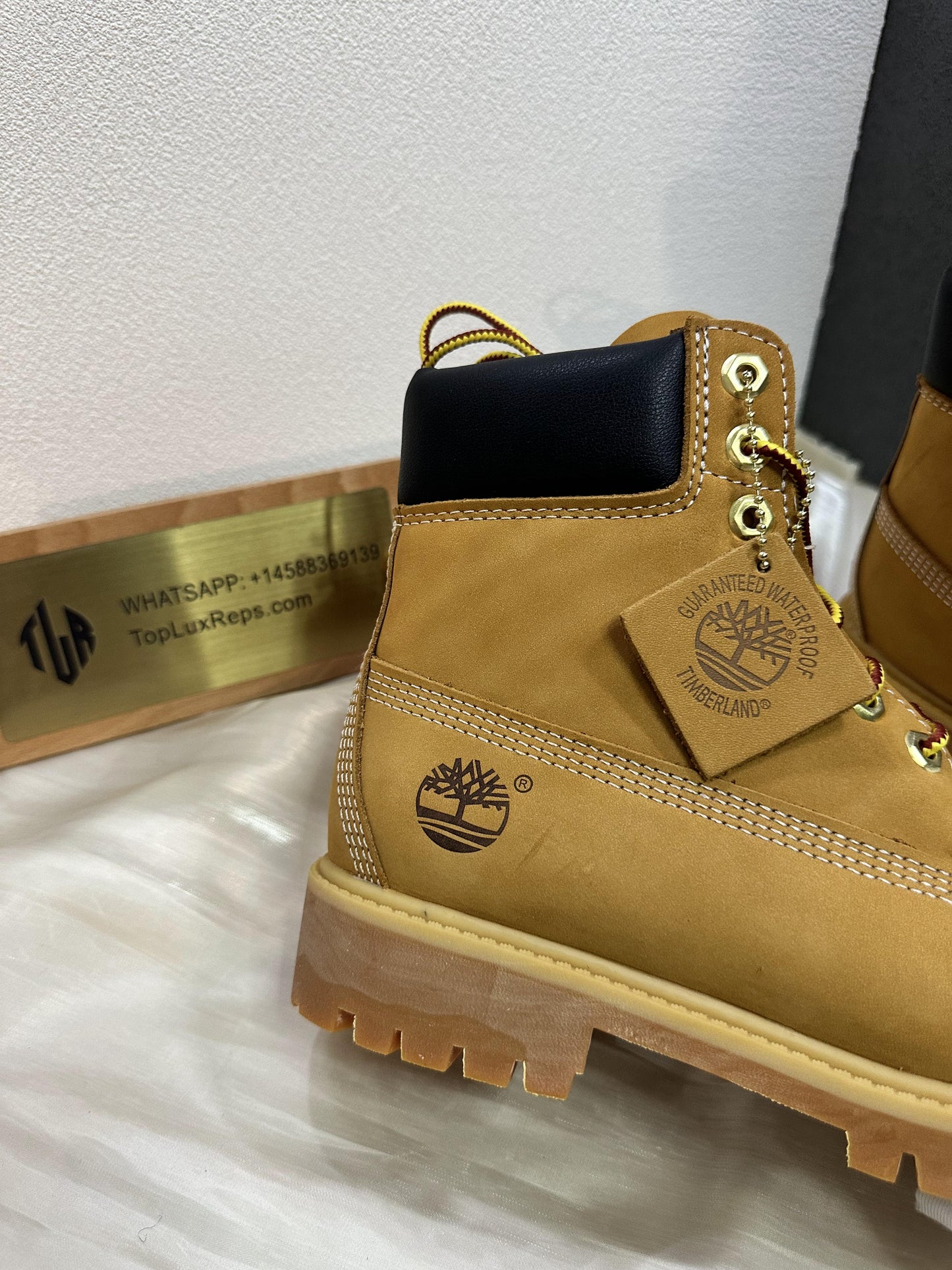Timberland 6 inch nubuck wheat yellow boots