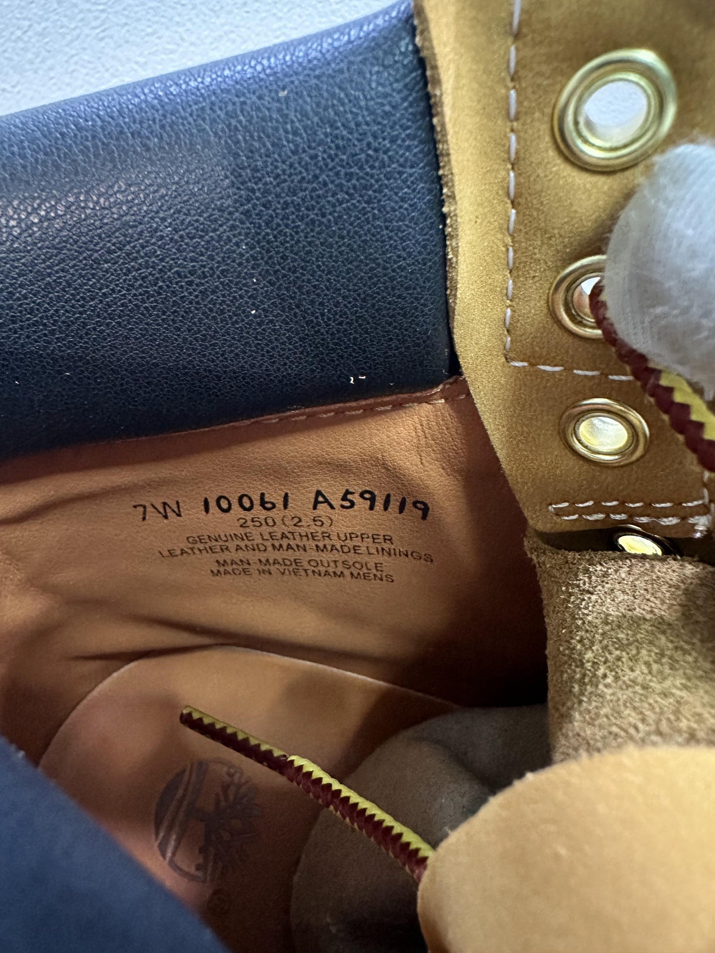 Timberland 6 inch nubuck wheat yellow boots