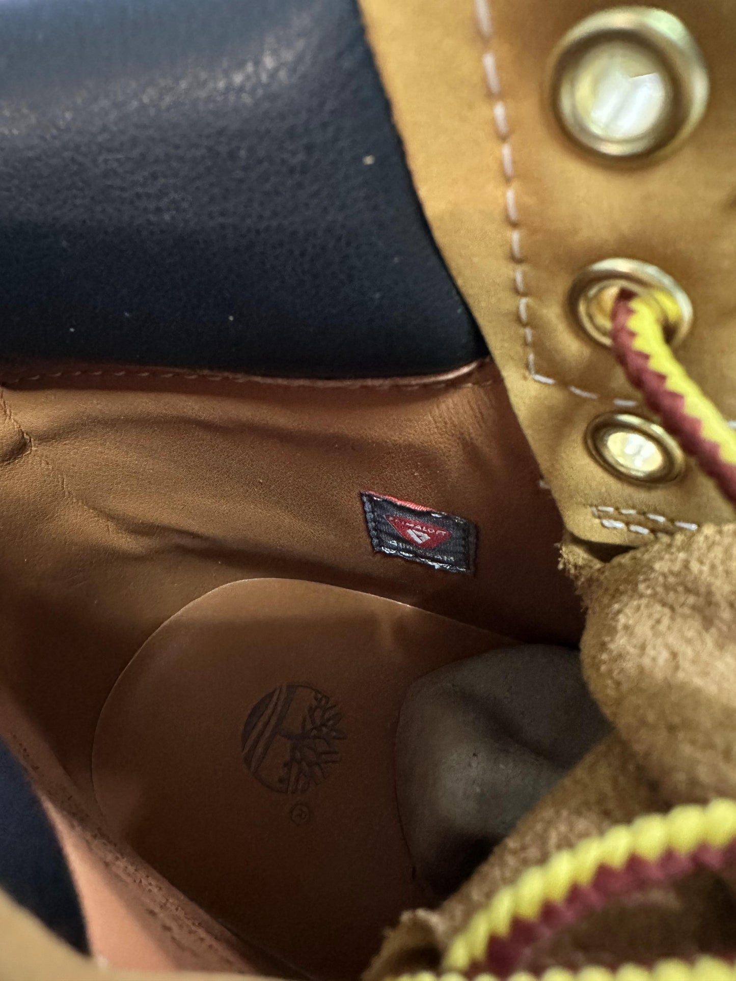 Timberland 6 inch nubuck wheat yellow boots