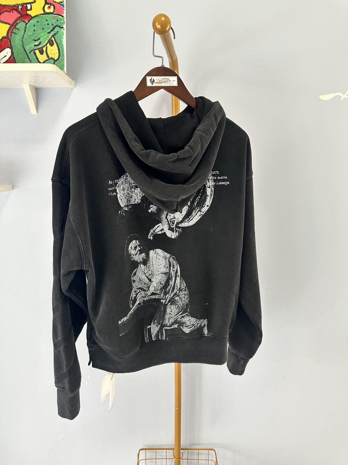 Off-White oversized graphic print hoodie