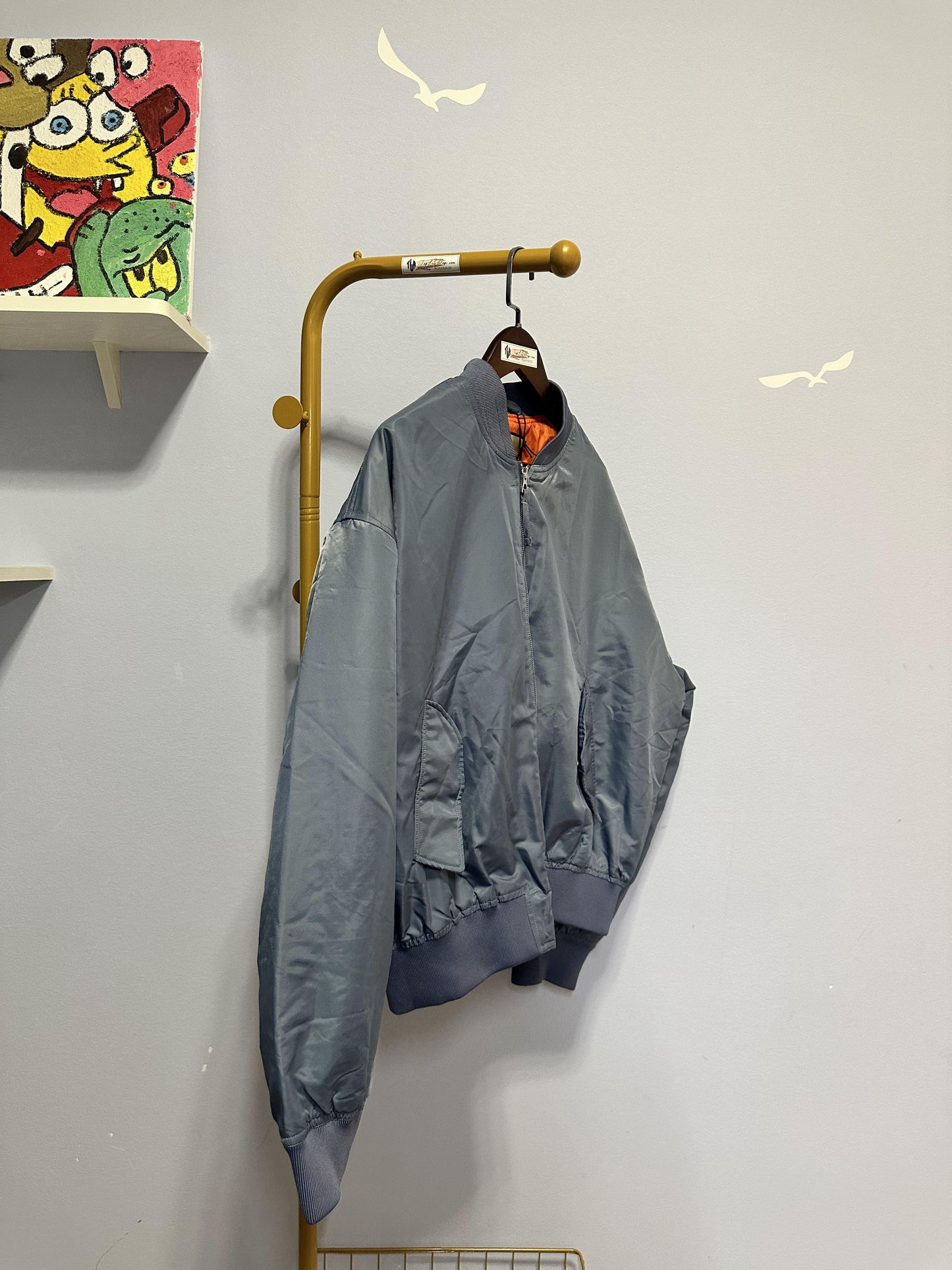 Gucci oversized bomber jacket with city print