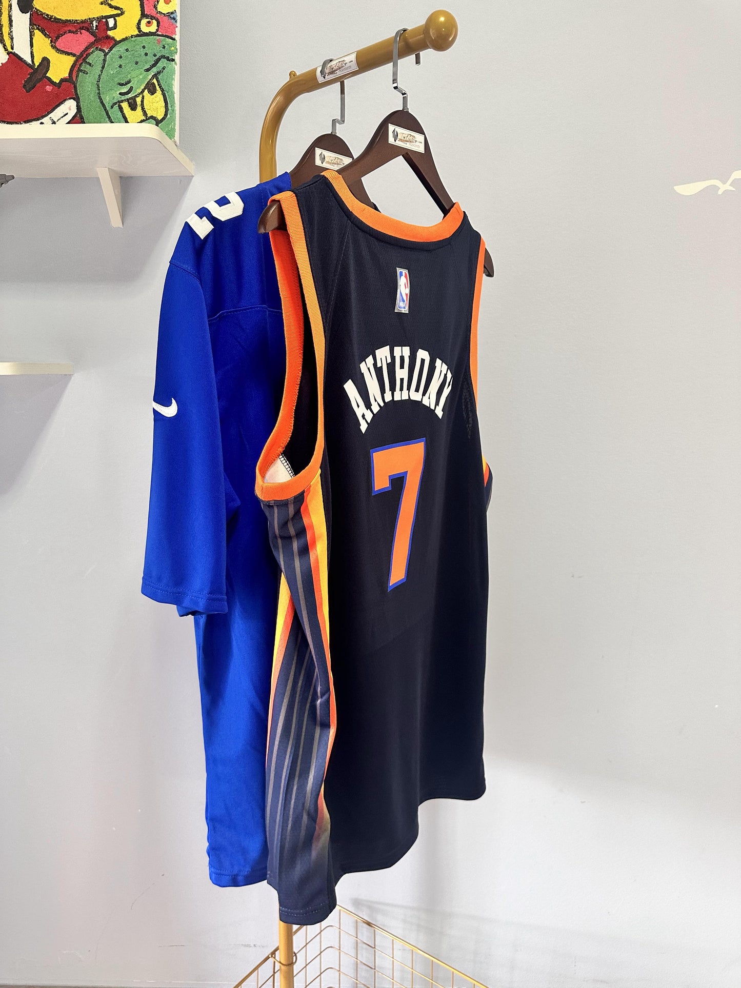 New York knicks carmelo anthony #7 jordan brand swingman jersey