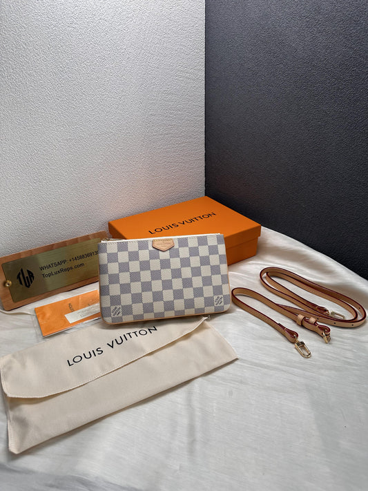 Louis Vuitton damier azur zippy organizer wallet
