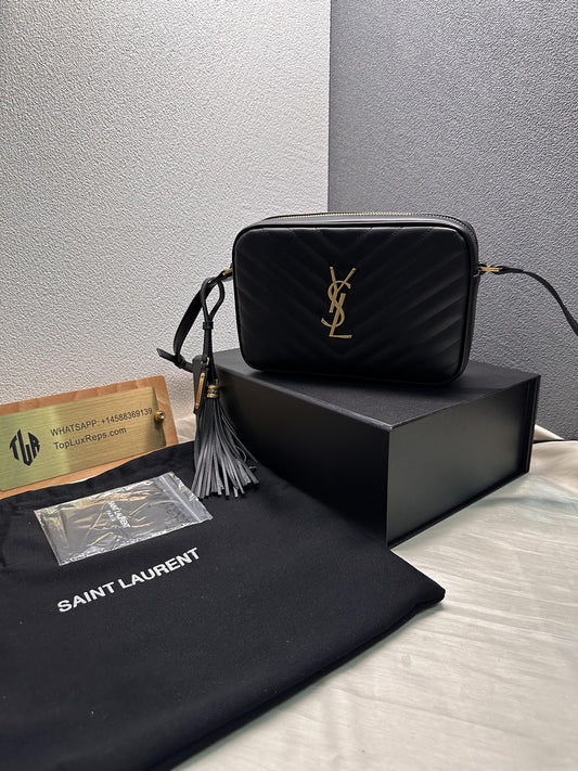 Saint Laurent camera lou leather crossbody bag
