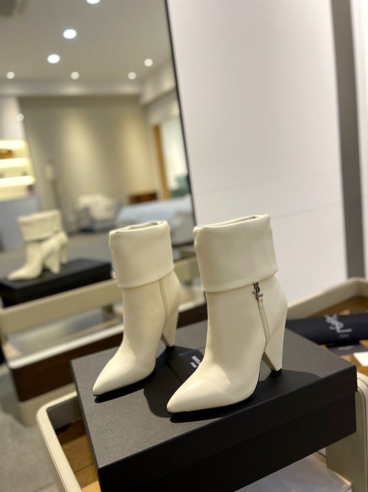 YSL Short Heel Boots