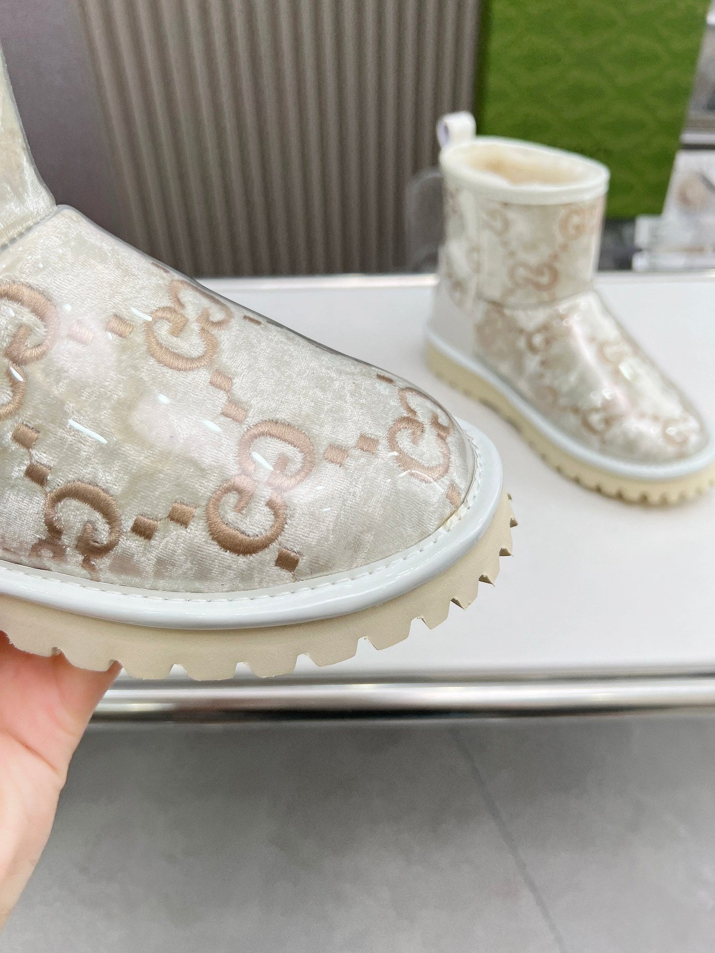 Gucci x UGG Vinyl Boots