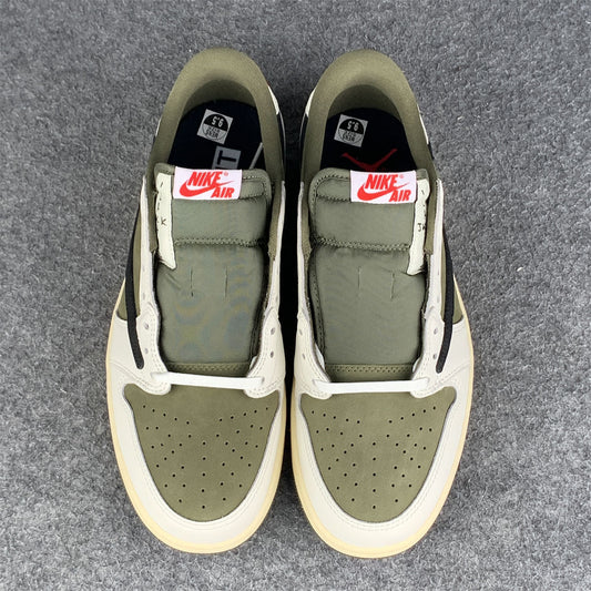 Travis Scott x Air Jordan 1 Retro Low OG SP 'Reverse Olive / Medium Olive'