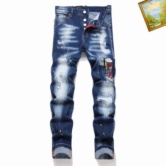 Men's Amiri Fashionable Casual Jeans Pants Size 28-38