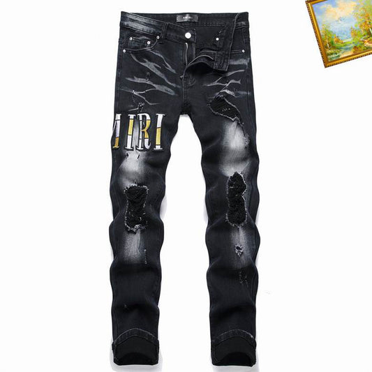 Men's Amiri Fashionable Casual Jeans Pants Size 28-38