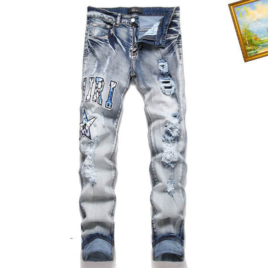 Men's Amiri Fashionable Casual Jeans Pants Size 28-38
