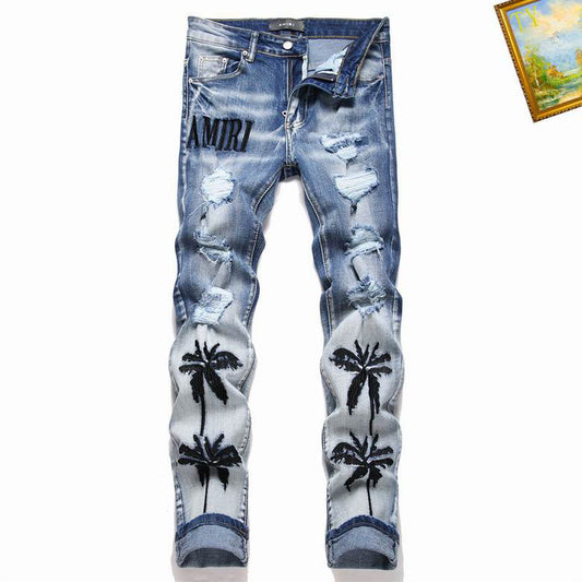 Men's Amiri Fashionable Casual Jeans Pants Size 29-38