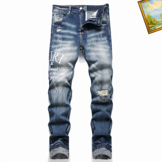 Men's Amiri Fashionable Casual Jeans Pants Size 29-38