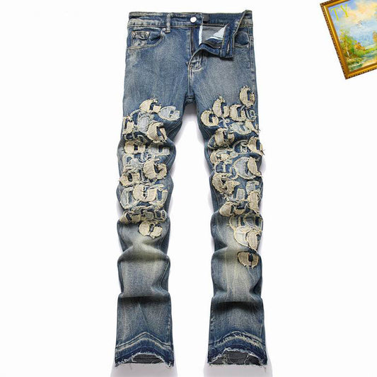 Men's Amiri Fashionable Casual Jeans Pants Size 29-38