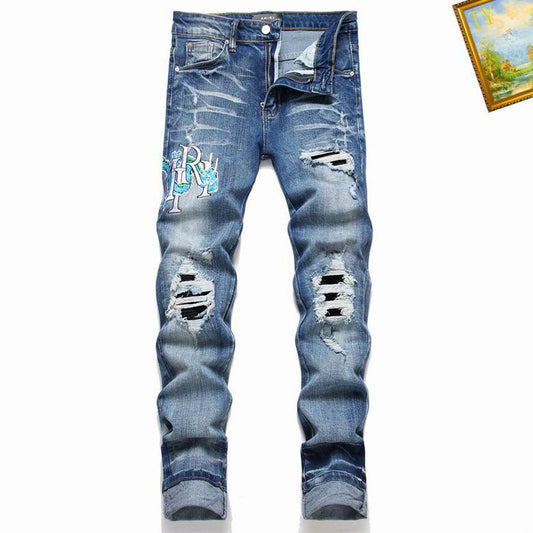 Men's Amiri Fashionable Casual Jeans Pants Size 29-38