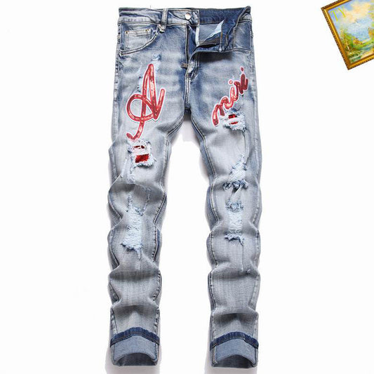 Men's Amiri Fashionable Casual Jeans Pants Size 29-38