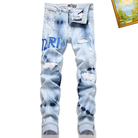 Men's Amiri Fashionable Casual Jeans Pants Size 29-38