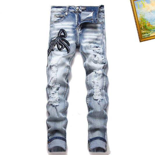 Men's Amiri Fashionable Casual Jeans Pants Size 29-38