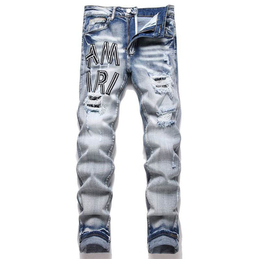 Men's Amiri Fashionable Casual Jeans Pants Size 29-38